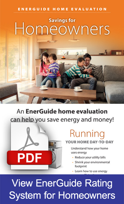 Energuide home evaluation - Savings for homeowners